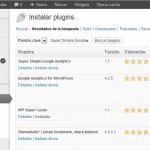En wordpress instala "super simple google analytics"